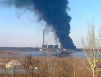 Пожар на донбасской ТЭС ликвидировали  фото