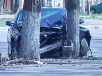 В Одессе водитель не разминулся с деревом фото