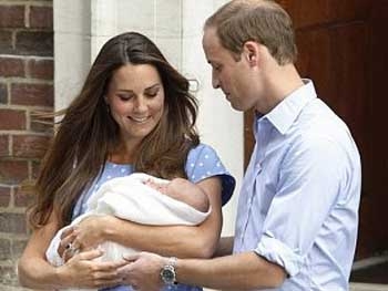 Новорожденного сына принца Уильяма назвали Джордж Александр Луи фото