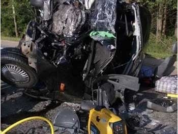 Трое украинцев погибло при лобовом столкновении с российским авто в Беларуси. ФОТО фото