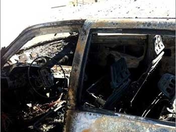 На Закарпатье взорвали автомобиль вместе с водителем фото