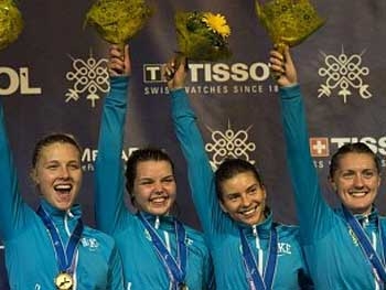 Украинки выиграли чемпионат мира по фехтованию фото