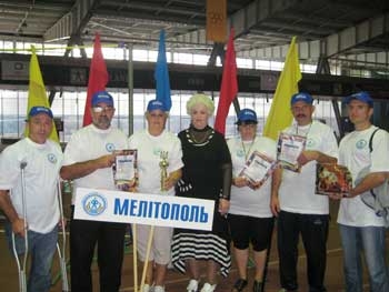 Мелитополь. Инвалиды трудового увечья приняли участие в спартакиаде фото