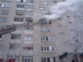 В Тернопольской области горела жилая пятиэтажка фото