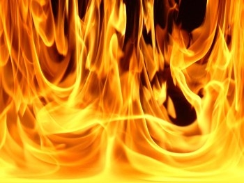 В Запорожской области пожар стал причиной ожогов фото