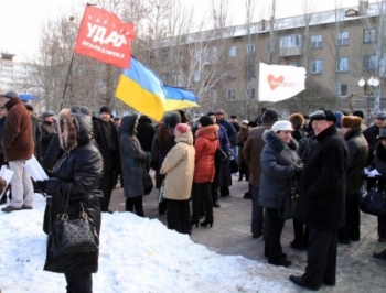 Мелитопольская протестная акция продолжится завтра фото