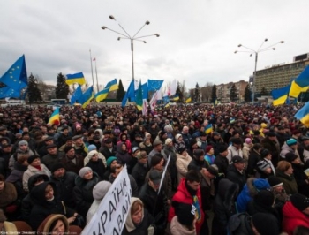 Евромайдан в Запорожье: хроника событий 23 февраля фото