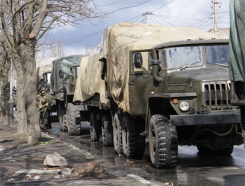 Через Мелитополь прошли военные фото