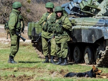 В Киеве провели военные учения фото