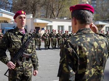 Под Славянском напали на лагерь Нацгвардии фото