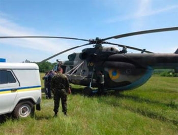 В Славянске сбит вертолет украинских ВВС фото