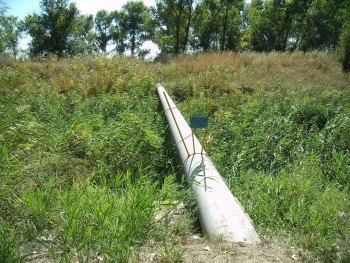 В Полтавской области взорвался газопровод фото