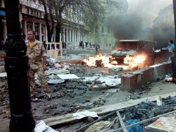 В Луганской области снова идут бои фото