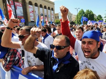 Запорожцы снова митинговали фото