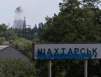 В Шахтерске колонна десантников попала в засаду, есть погибшие фото