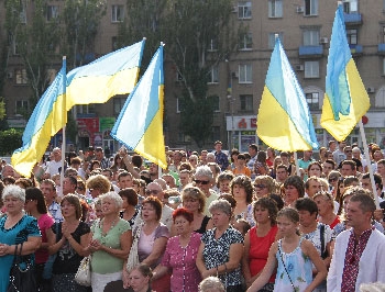 Мелитопольцы объединились в молитве за мир в Украине фото