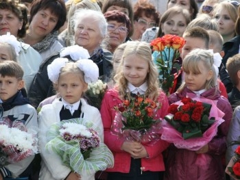 В Запорожье учеличилось количество первоклашек фото