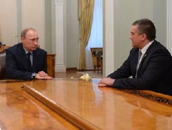 Путин предложил Аксенова на пост главы Крыма фото