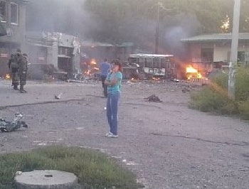 В Донецке ночью стреляли, есть жертвы среди населения фото