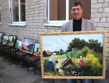 В Акимовке прошла выставка картин, востребованных даже в Европе фото