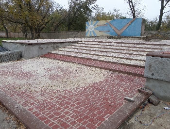 В Мелитопольской авиабригаде готовятся к установке памятной стелы фото