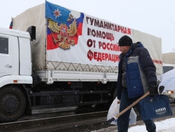 Очередной российский гумконвой прибыл на границу фото