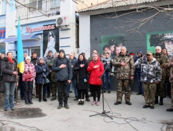 Плакальщицы в Мелитополе на митинг не пришли фото