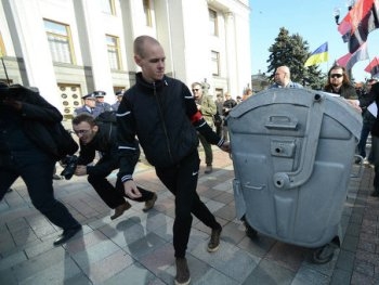 В Запорожье на чествовании участников боевых действий произошел скандал фото