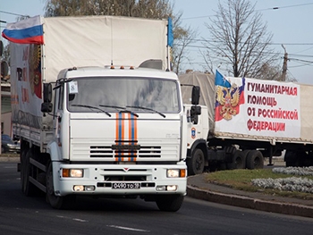 Очередной путинский гумконвой движется к украинской границе фото