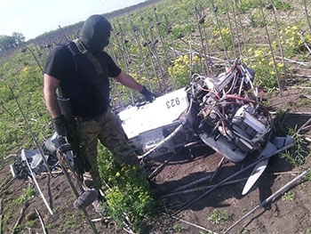 Украинские военные сбили новейший российский беспилотник, стоимостью 6 млн долларов  фото