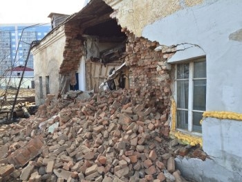 В Николаеве обрушился жилой дом фото