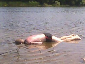 В Запорожской области в канале утонул мужчина фото