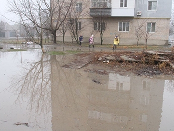 За сутки на Мелитополь вылилась почти десятидневная норма осадков фото