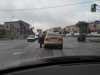 На «заговоренном перекрестке»  на дамбе снова ДТП фото