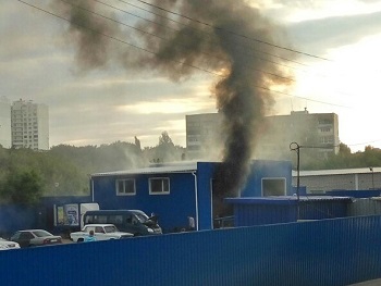 Мощный взрыв в Харькове сняли на видео фото