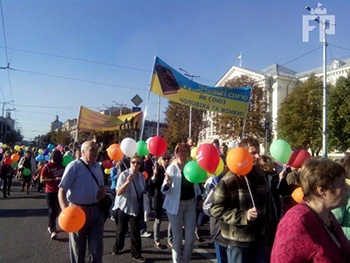 Марш равенства провели церкви в Запорожье фото