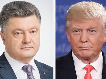 Порошенко провел первый серьезный разговор с Трампом фото