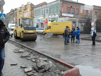 Участок улицы Невского готовят к асфальтированию фото