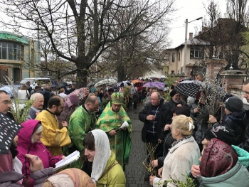 В Мелитополе отметили Вербное воскресенье фото