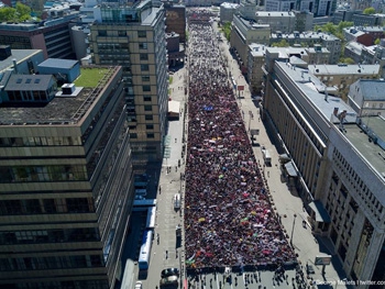 В Москве прошла акция протеста: появились впечатляющие фото фото