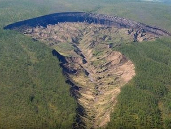 Сибирские врата ада - начало глобальной катастрофы  фото