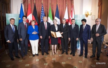 Лидеры стран Большой семерки договорились насчет борьбы с терроризмом, а насчет климата - нет фото