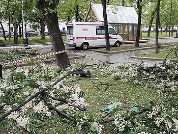 Ураган в Москве: число пострадавших превысило 130 человек фото