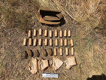 В Мелитопольском районе нашли тайник с боеприпасами  фото