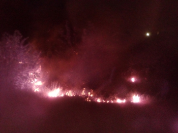 День прощания выпускников со школами в Мелитополе завершился пожаром в центре города фото