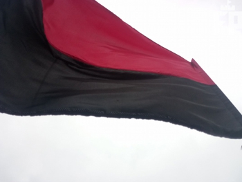 На въезде в Хортицкий район вывесили флаг УПА  фото