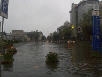 Часть Ивано-Франковска после грозы ушла под воду  фото