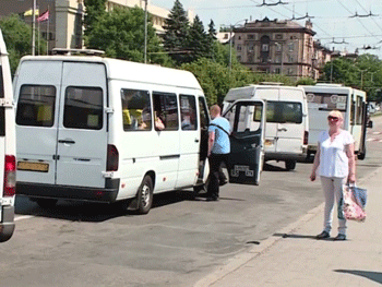 В Запорожье - очередной конфликт с маршрутчиком  фото