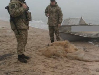 Бердянские пограничники выявили незаконный вылов рыбы в Азовском море фото