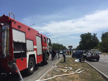 Жуткая автокатастрофа на Набережной в Запорожье. Есть погибшие фото